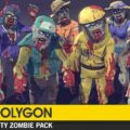 POLYGON City Zombies – Low Poly 3D Art by Synty