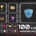 100 Modern Icons Pack
