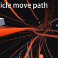 Particle move path