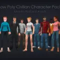 Low Poly Civilian Character Pack