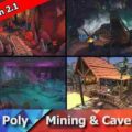 Ultimate Low Poly Mining, Cave & Blacksmith Pack – Ores, Gems, Props, Tools