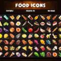 Food Game Icons