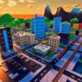 Low Poly City. Asheville